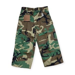Rothco BDU Shorts Men's S Reg Cargo Woodland Camo Ultra Force Y2K Streetwear NWT